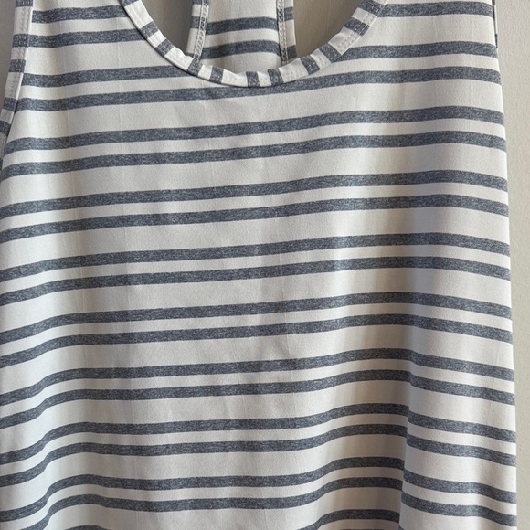 Striped Racerback Workout Tank – Women’s Activewear - Picture 3 of 6